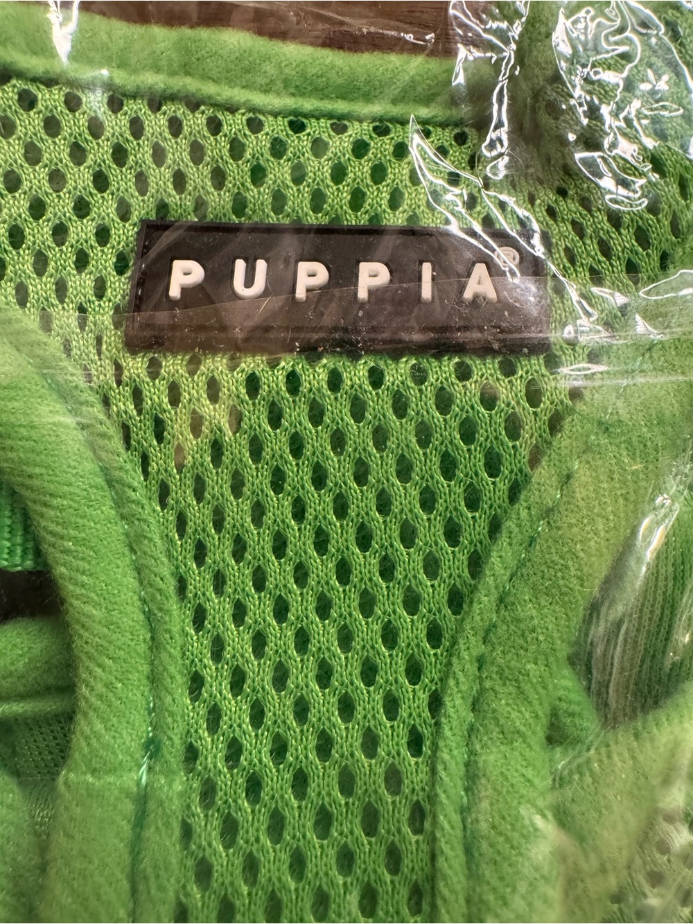 NWT Puppia Soft Vest Dog Harness Green Size S Mesh